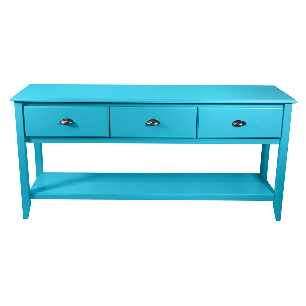 Wide Bay Hall Table with Shelf