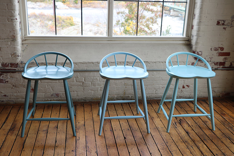 Metal farmhouse counter outlet stools