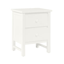 Load image into Gallery viewer, Farmhouse Two-Drawer Nightstand