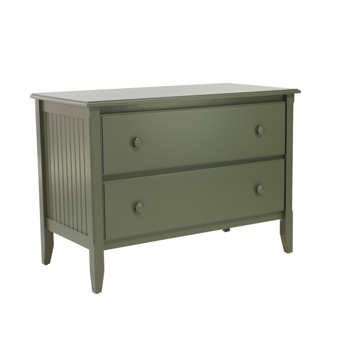 2-Drawer Wide Chest in Knotty