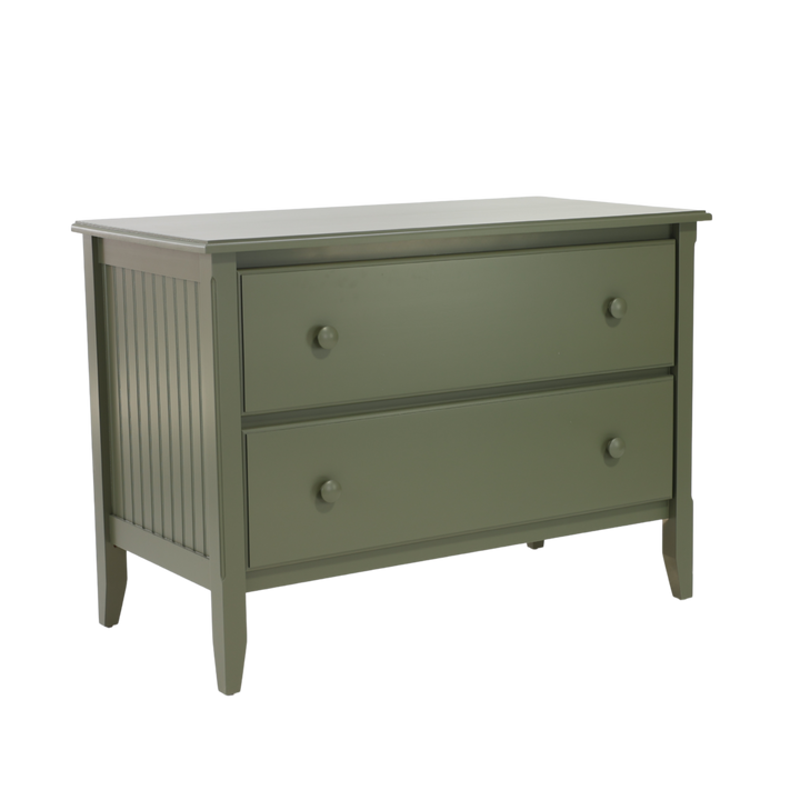 2-Drawer Wide Chest in Knotty