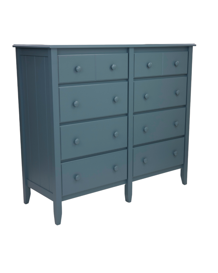 8-Drawer Dresser in Evangeline with Crystal Knobs -- Slight Modification in Dimensions