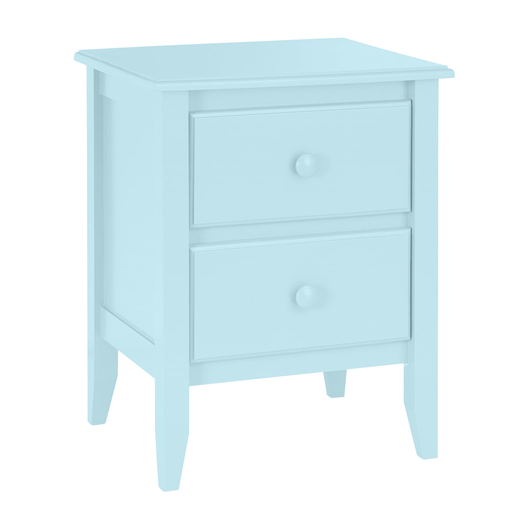 2-Drawer Nightstand with Beadboard Panels in Feather (1 of 2)