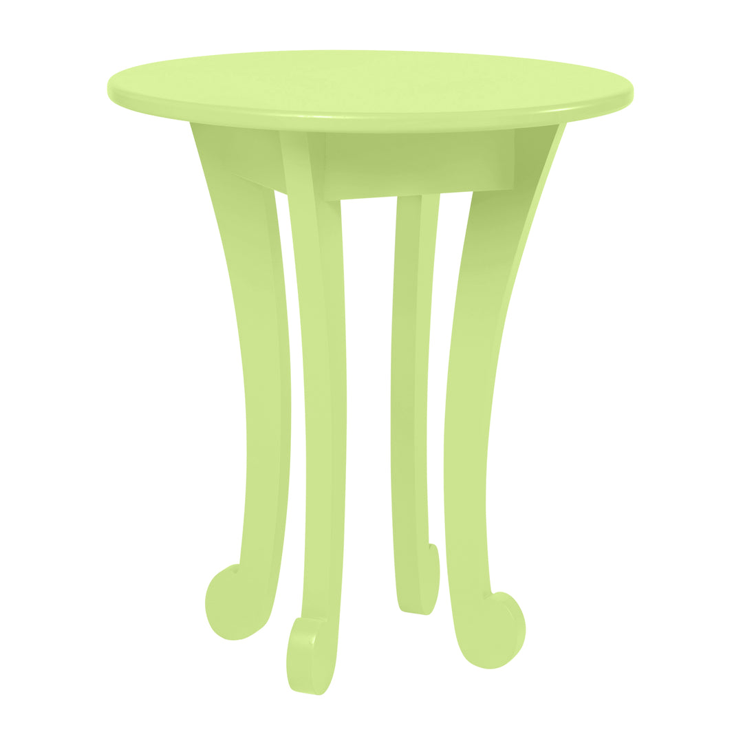 Small Round Tulip End Table in Firefly