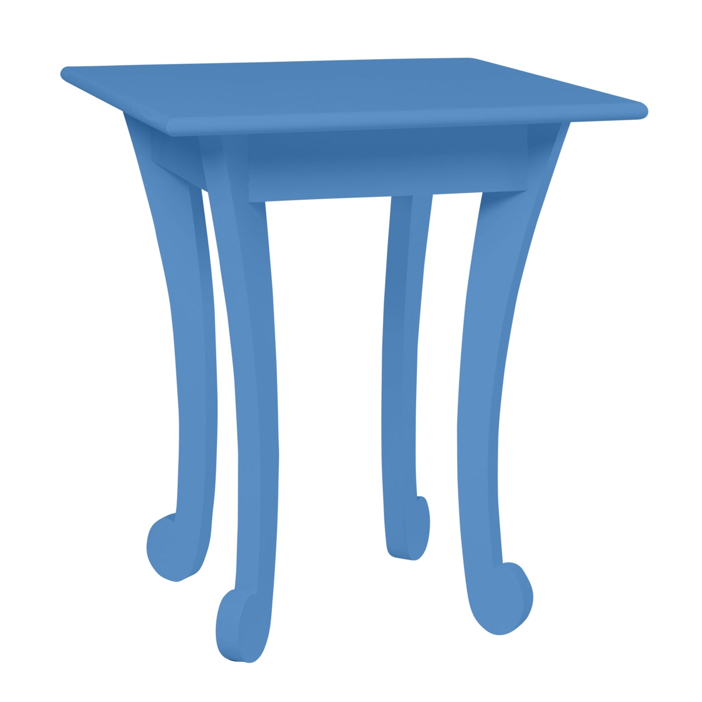 Square Tulip End Table in Heron