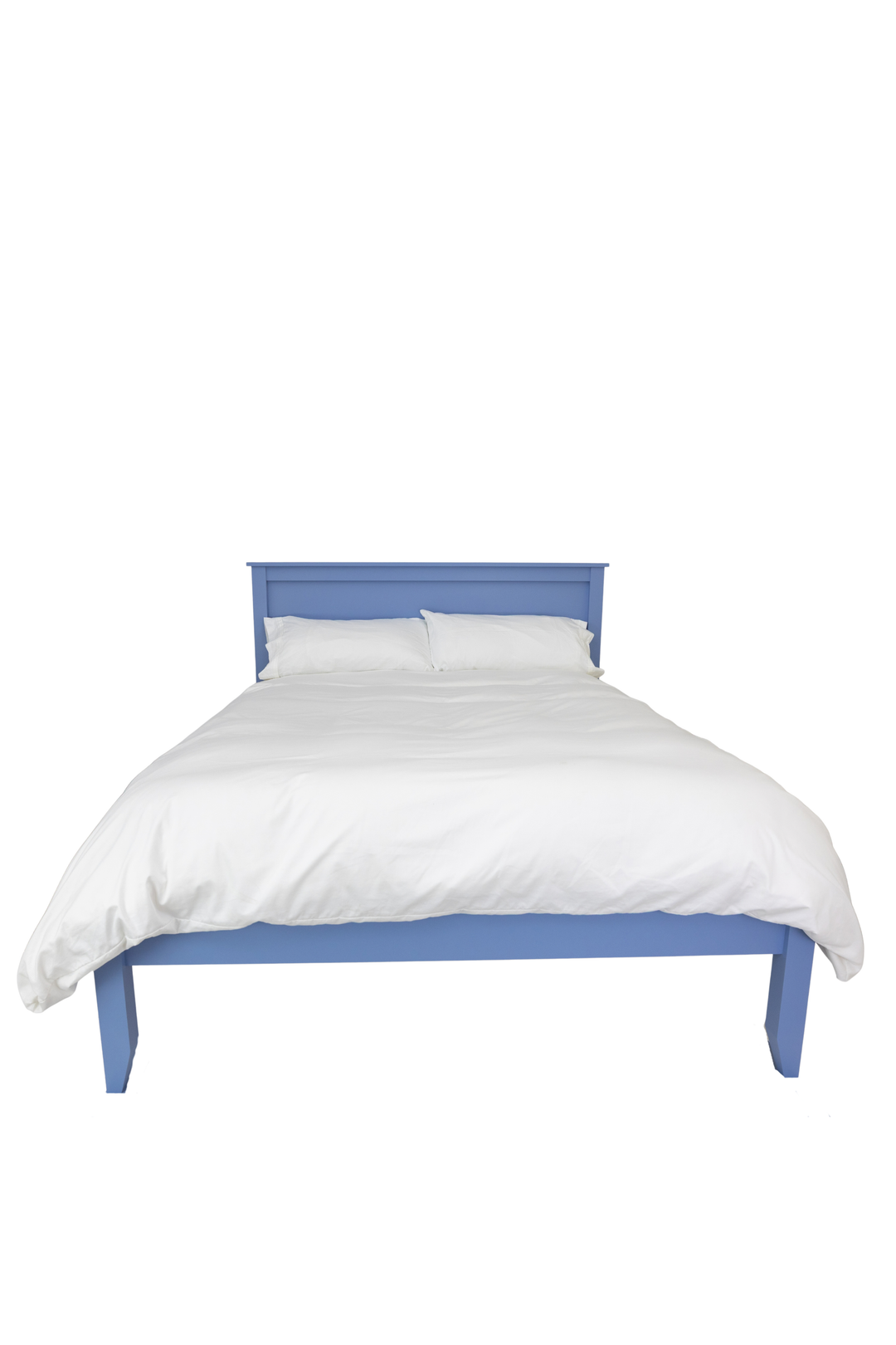 Queen Protoype Platform Bed in Heron with Smooth Panel