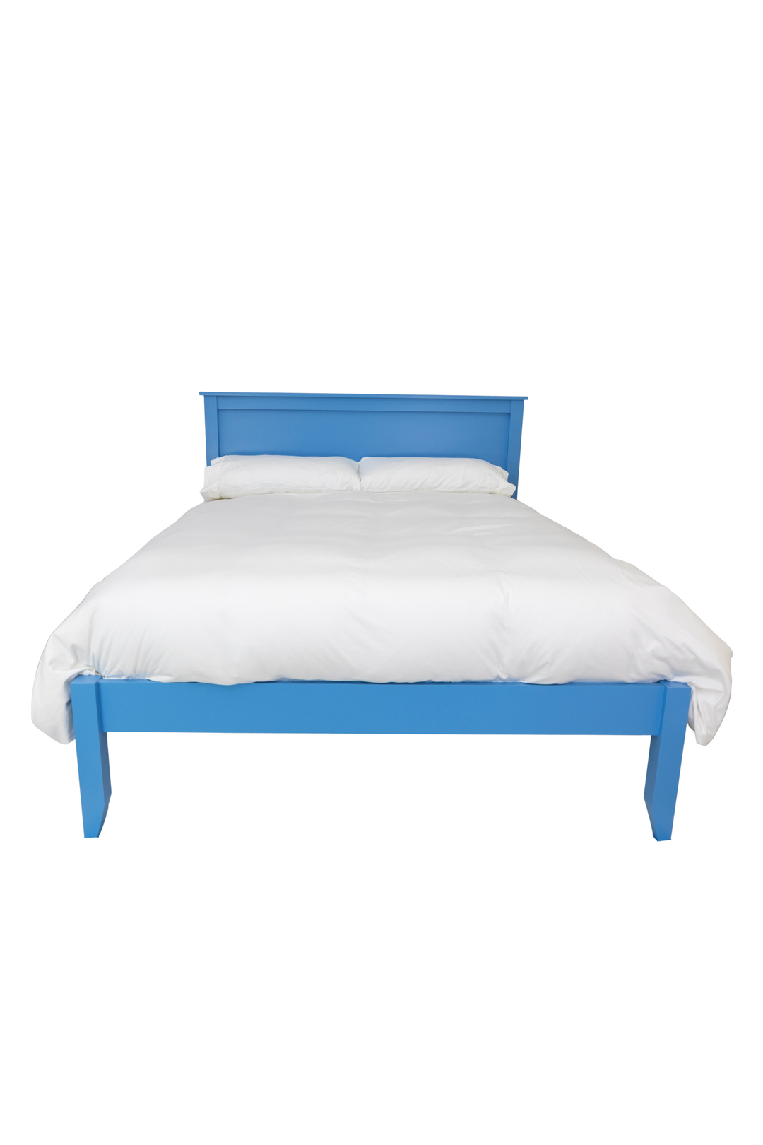 Queen Protoype Platform Bed in Sailor with Smooth Panel