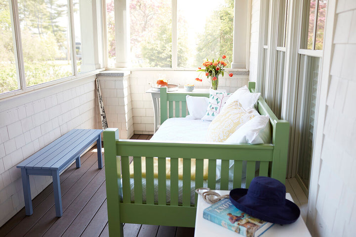 Seaside Slat Bench