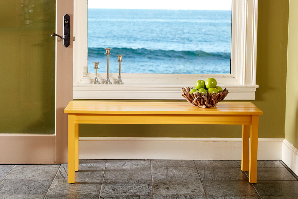Seaside Slat Bench