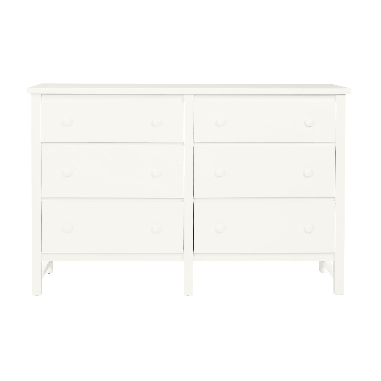 mainstays classic 6 drawer dresser white Mainstays Ardent 6 Drawer Dresser, 53.75 inch Wide, White