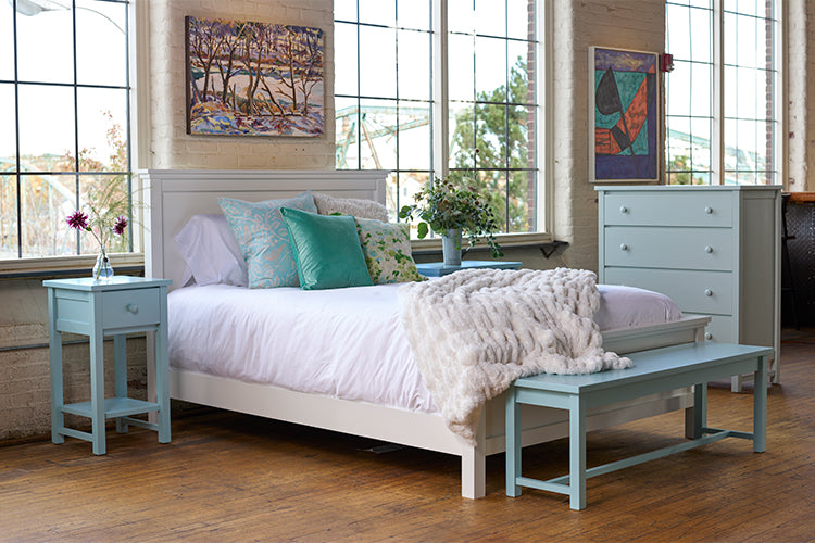 Farmhouse Four-Drawer Wide Chest