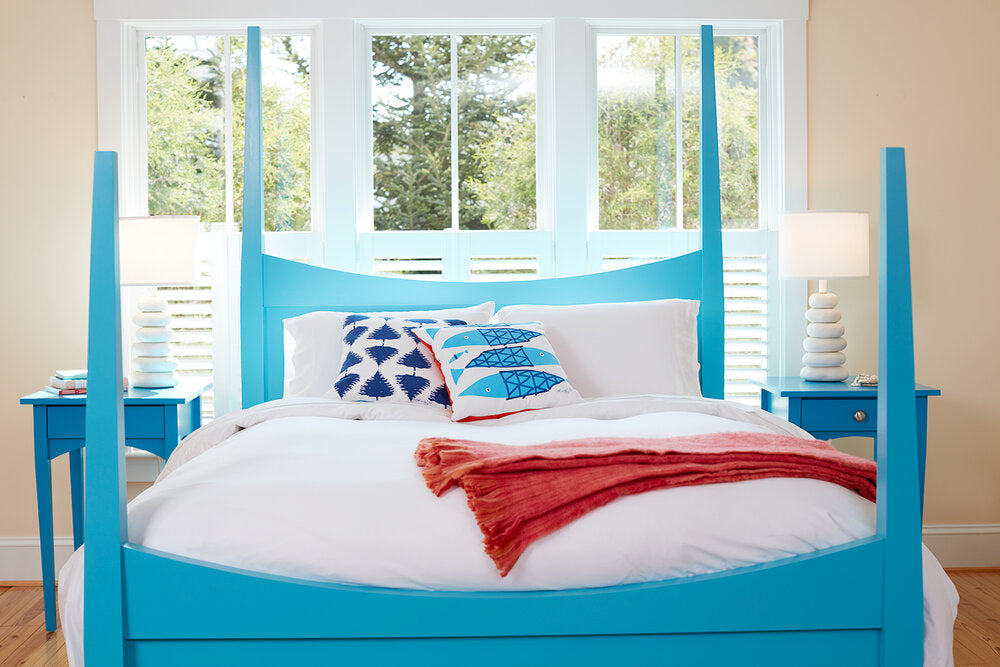 The Evelyn Four Poster Bed Frame – Maine Woodworks