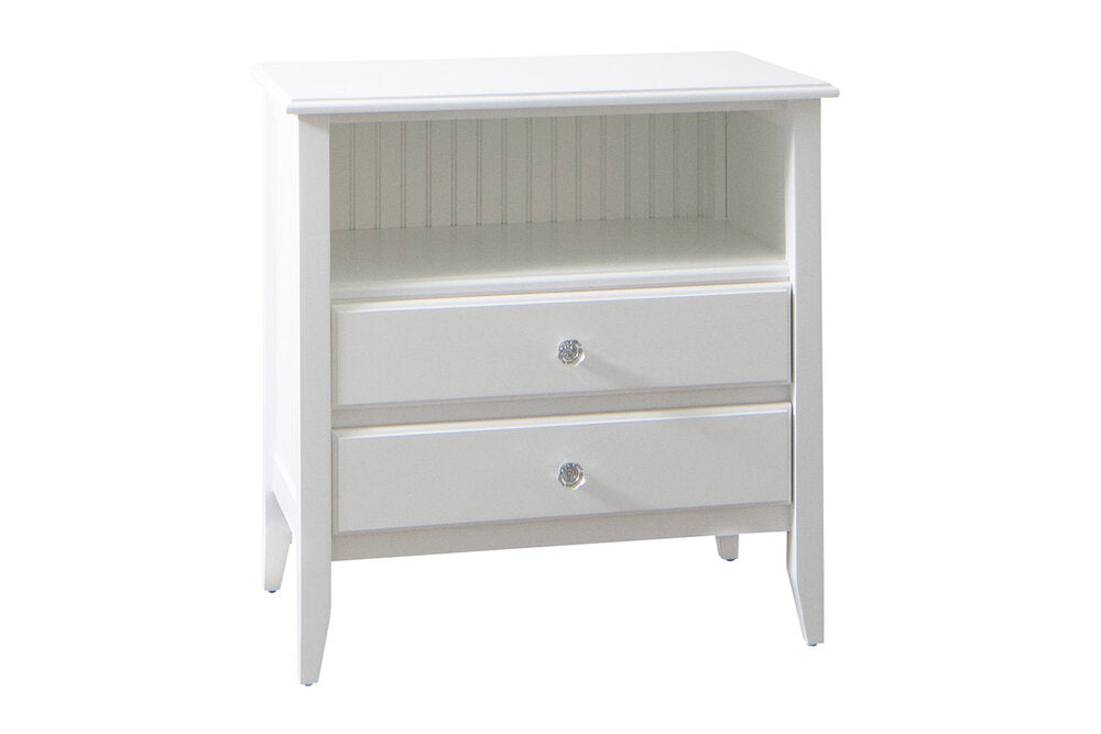 2-Drawer Open-Top Bedside Chest