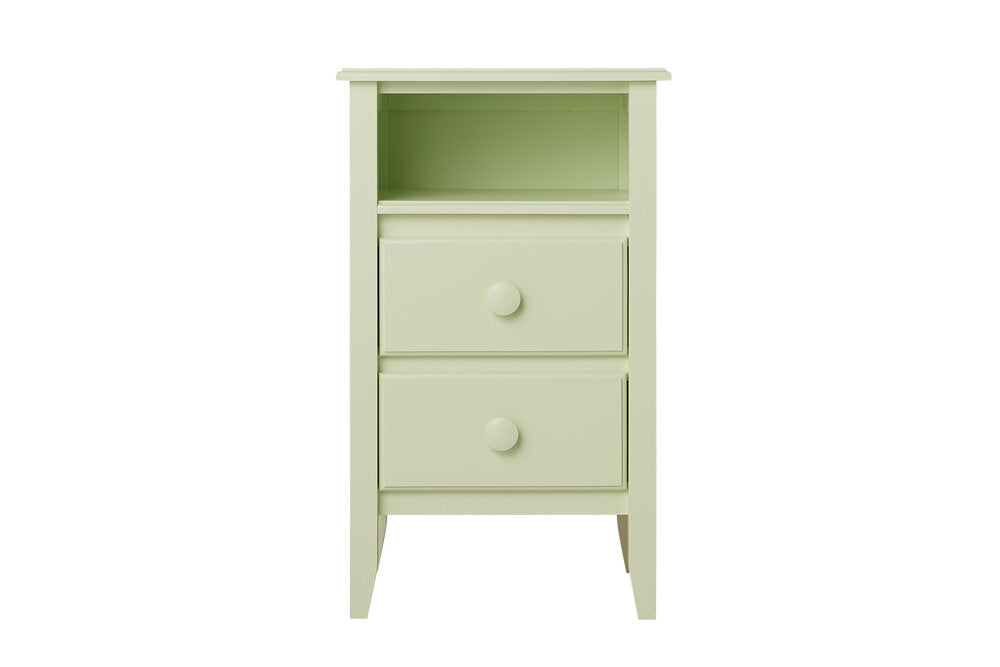 2-Drawer Open Top Nightstand