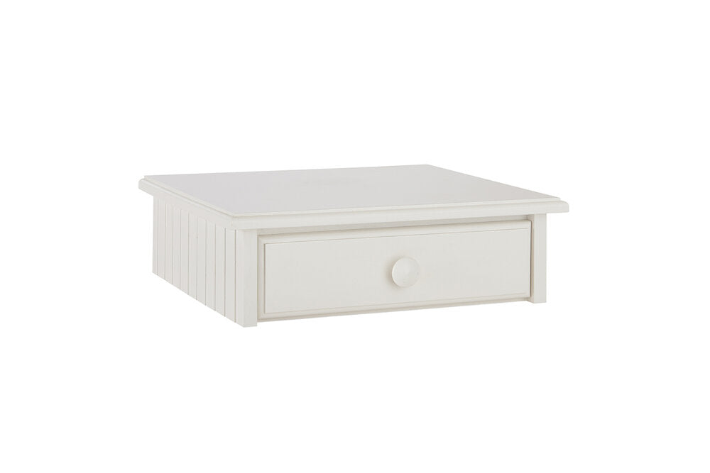 Floating Narrow Nightstand with Drawer Maine Woodworks