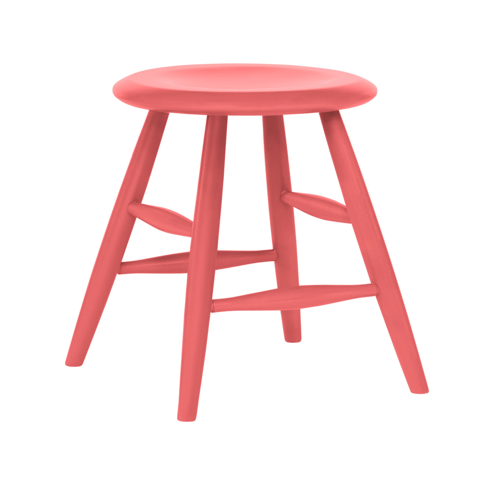 Red online wooden stool